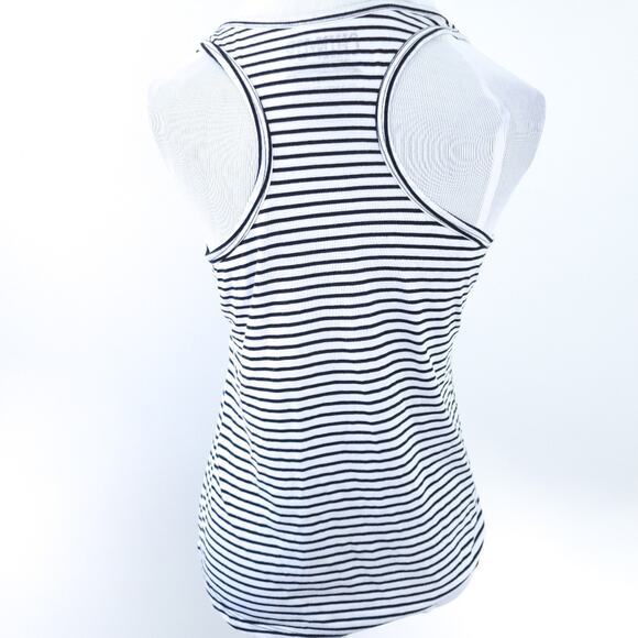 Work Hard Dream Hard Sleeveless Workout Tank Black Medium, Stripe, Athletic - Picture 2 of 6
